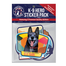 Load image into Gallery viewer, K-9 Hero Sticker Pack – Set of 5