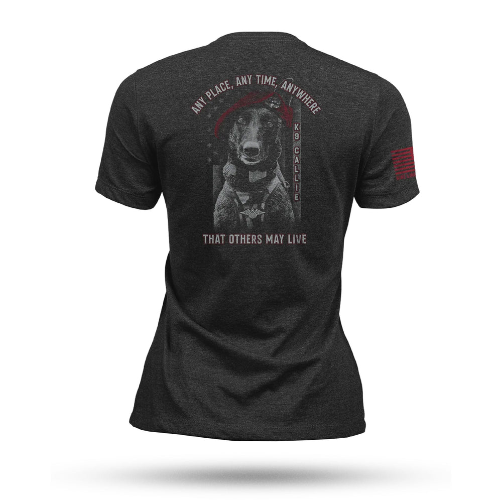K-9 Callie Women's T-Shirt by Nine Line Apparel