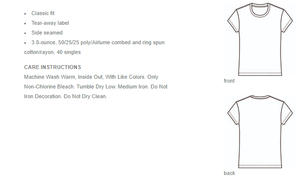 NATIONAL AMBASSADORS Women's T-Shirt by Nine Line - Athletic Gray