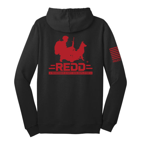 REDD Zip-Up Hoodie - BLACK