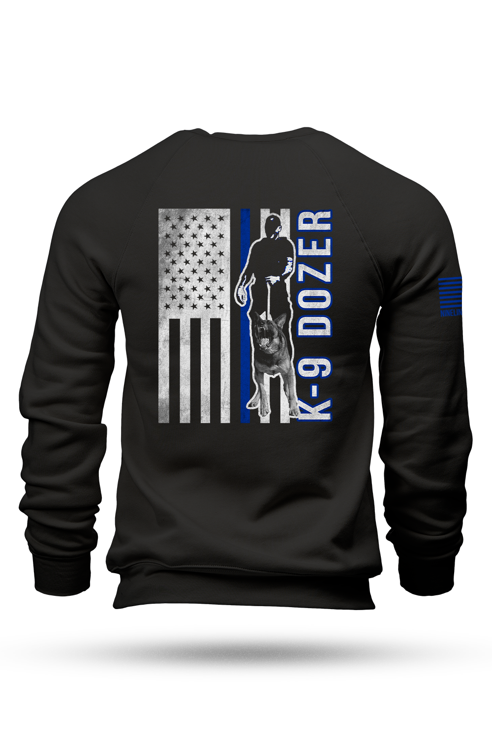 Project K-9 Hero K-9 Dozer Unisex Crewneck Sweatshirt, Long Sleeve