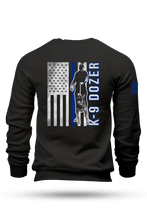 Load image into Gallery viewer, K-9 Dozer Unisex Crewneck Sweatshirt by Nine Line Apparel