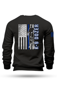 K-9 Dozer Unisex Crewneck Sweatshirt by Nine Line Apparel