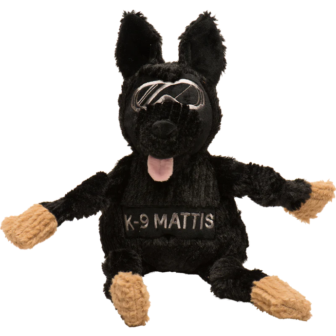 HuggleHounds Knottie Dog Toy - K-9 Mattis