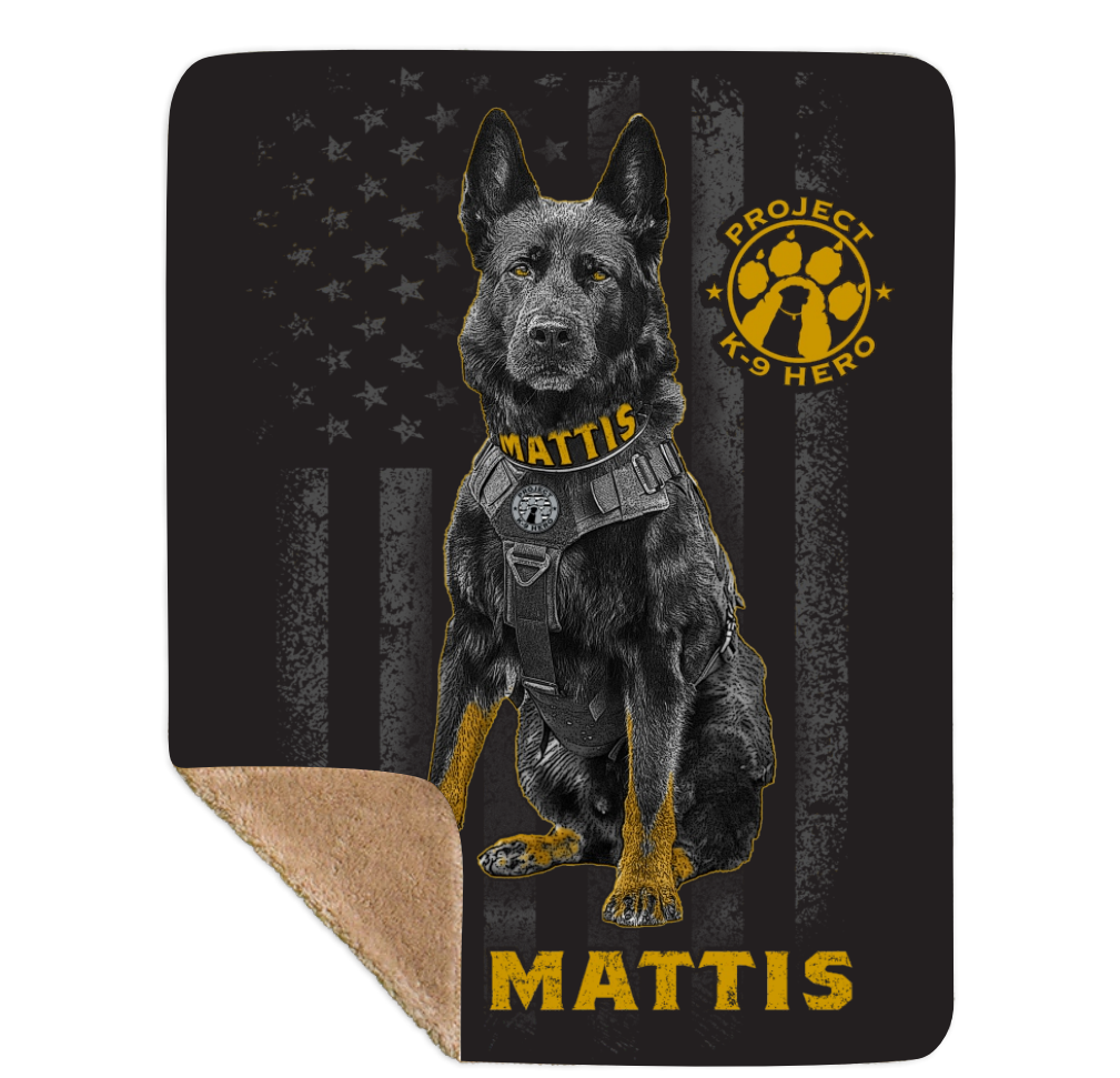 K-9 Mattis Sherpa Blanket by Nine Line