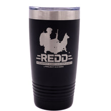 Load image into Gallery viewer, REDD  black tumbler with logo