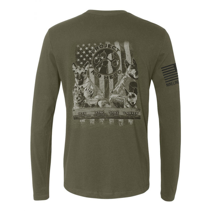 MWD Collection Unisex Long Sleeve Shirt by Nine Line Apparel