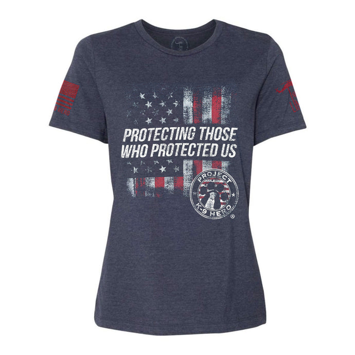 Protecting Those Who Protected Us Women's T-Shirt by Nine Line Apparel