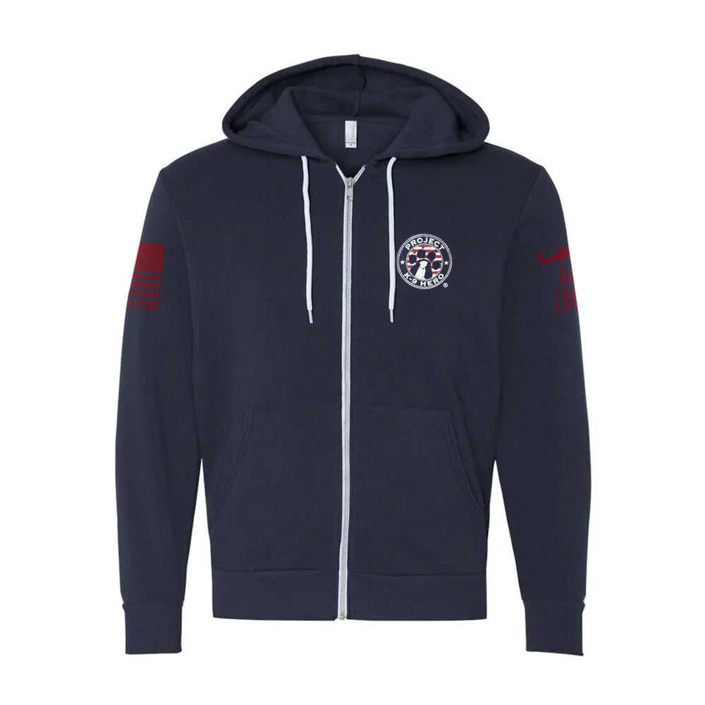 Protecting Those Who Protected Us Unisex Zip Hoodie by Nine Line Apparel