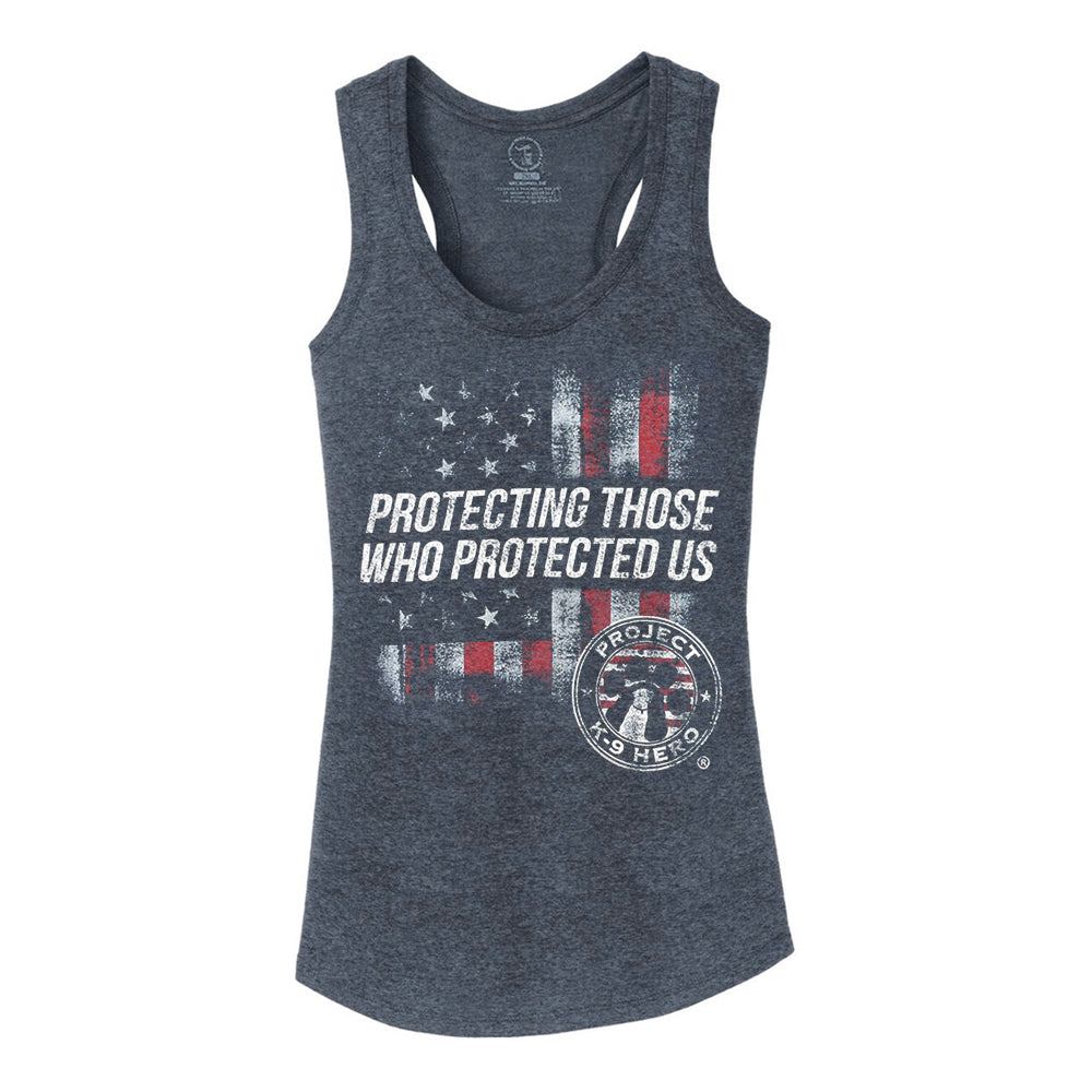 $30 - Protecting Those Who Protected Us Women's Tank by Nine Line