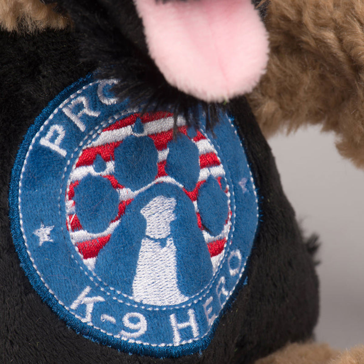 Project K-9 Hero HuggleHounds Knottie Dog Toy, K-9 Axel, Squeaky