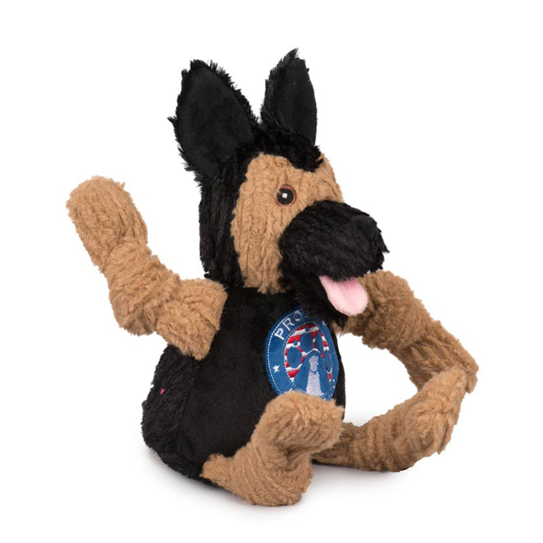 HuggleHounds Knottie Dog Toy - K-9 Axel