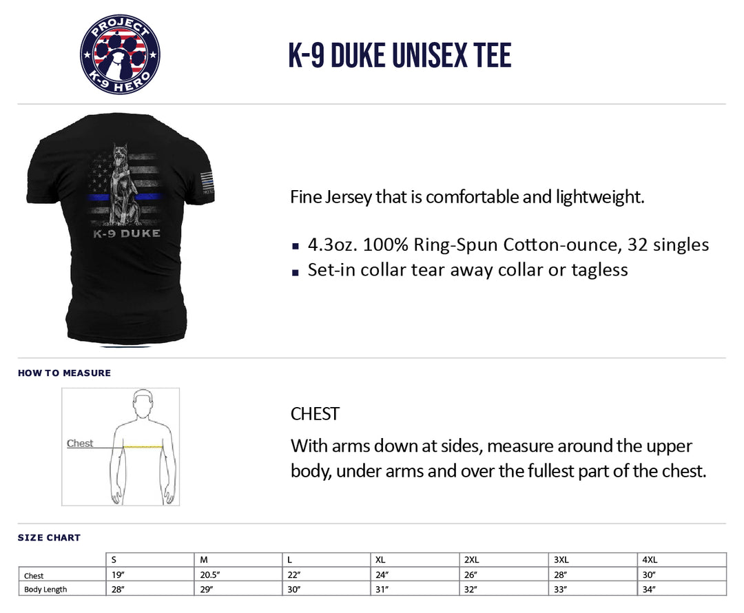K-9 Duke Unisex T-Shirt