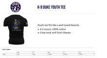 Load image into Gallery viewer, $30 - K-9 Duke Youth T-Shirt