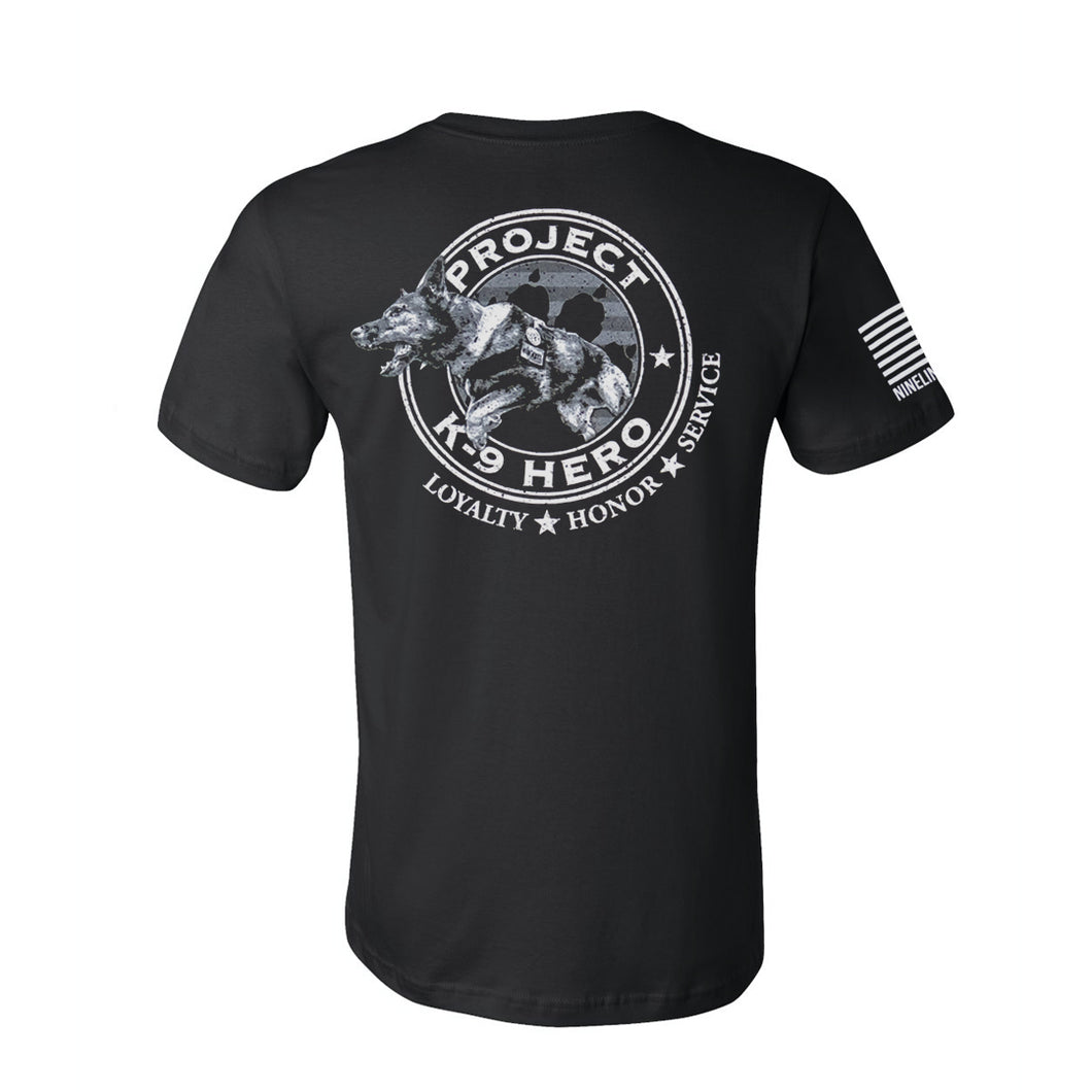 $35 - Project K-9 Hero Axel Mens T-Shirt by Nine Line