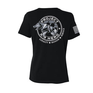 $35 - Project K-9 Hero Axel Women's T-Shirt by Nine Line