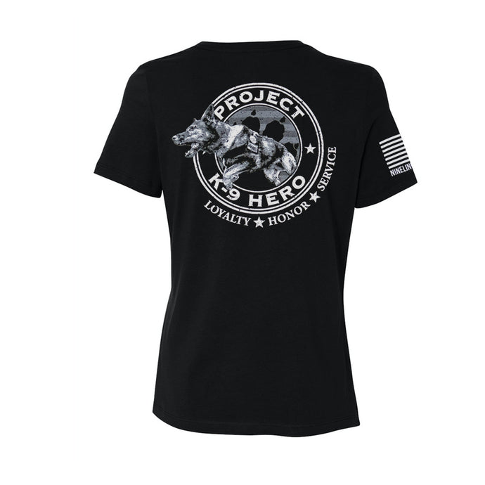 Project K-9 Hero Axel Women's T-Shirt by Nine Line Apparel