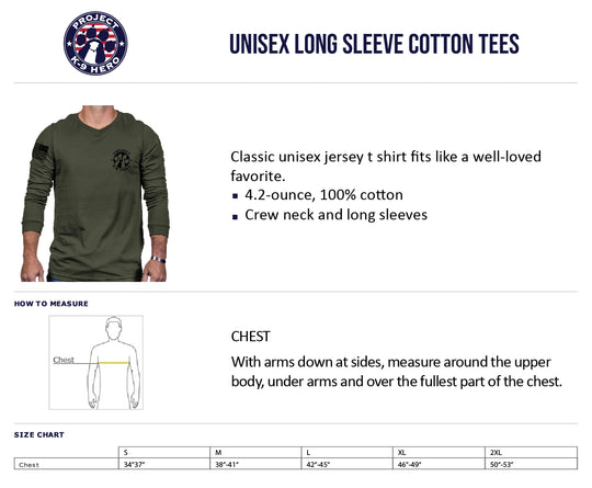 MWD Collection Unisex Long Sleeve Shirt by Nine Line Apparel
