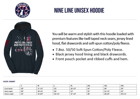 Protecting Those Who Protected Us Unisex Hoodie by Nine Line Apparel