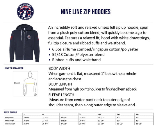 Protecting Those Who Protected Us Unisex Zip Hoodie by Nine Line Apparel