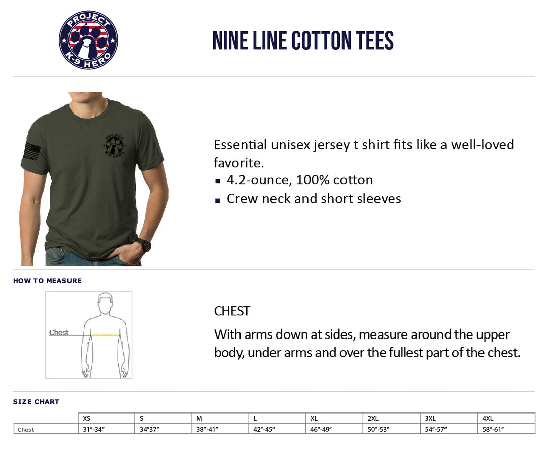 MWD Collection Unisex T-Shirt by Nine Line Apparel