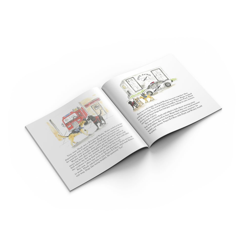 K-9 Flash Becomes A Hero Book by Jason Johnson