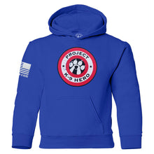 Load image into Gallery viewer, $40 - Project K-9 Hero Shield Youth Hoodie