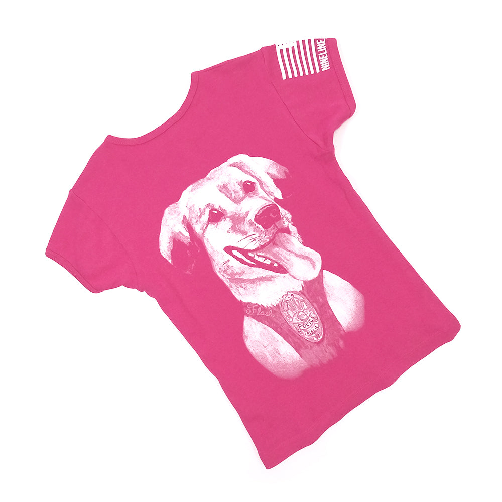 $25 - Project K-9 Hero K-9 Flash Youth T-Shirt by Nine Line