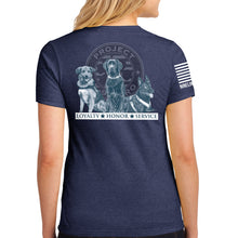 Load image into Gallery viewer, $35 - Project K-9 Hero Trio Women&#39;s T-Shirt by Nine Line