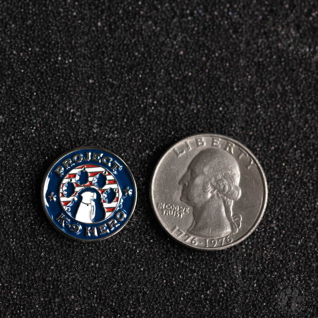 Project K-9 Hero Logo Lapel Pin