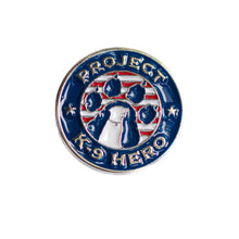 Load image into Gallery viewer, $10 - Project K-9 Hero Logo Enamel Lapel Pin