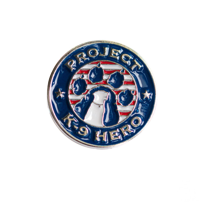 Project K-9 Hero Logo Lapel Pin