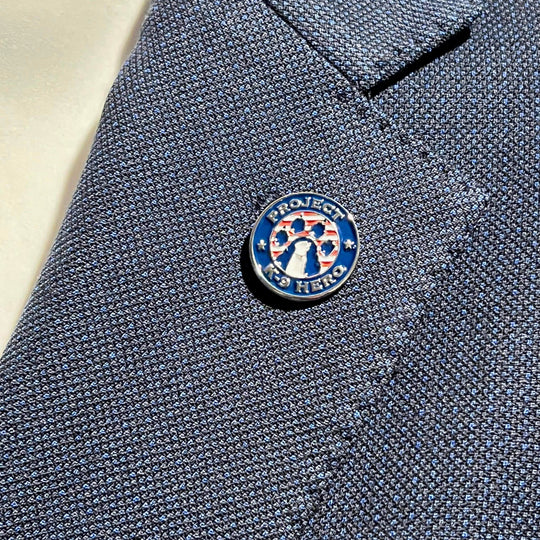 Project K-9 Hero Logo Lapel Pin
